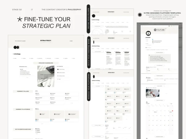 Planner de Contenu Notion – Tout-en-Un – Image 4