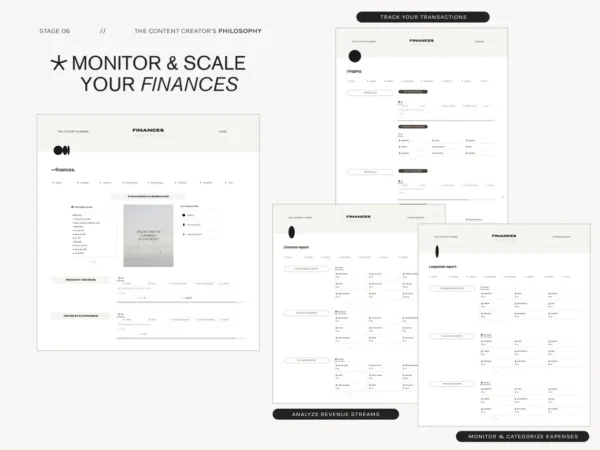 Planner de Contenu Notion – Tout-en-Un – Image 5