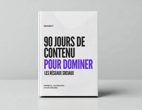 90 Jours de Contenu Réseaux Sociaux